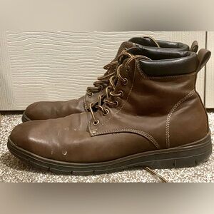 Denver by Highland Creek Mens Brown Lace-Up Hiking Boots Shoes Size 11